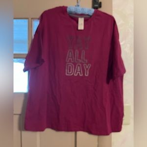 Secret treasures Yay all day size large shirt